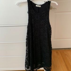 Black lace dress